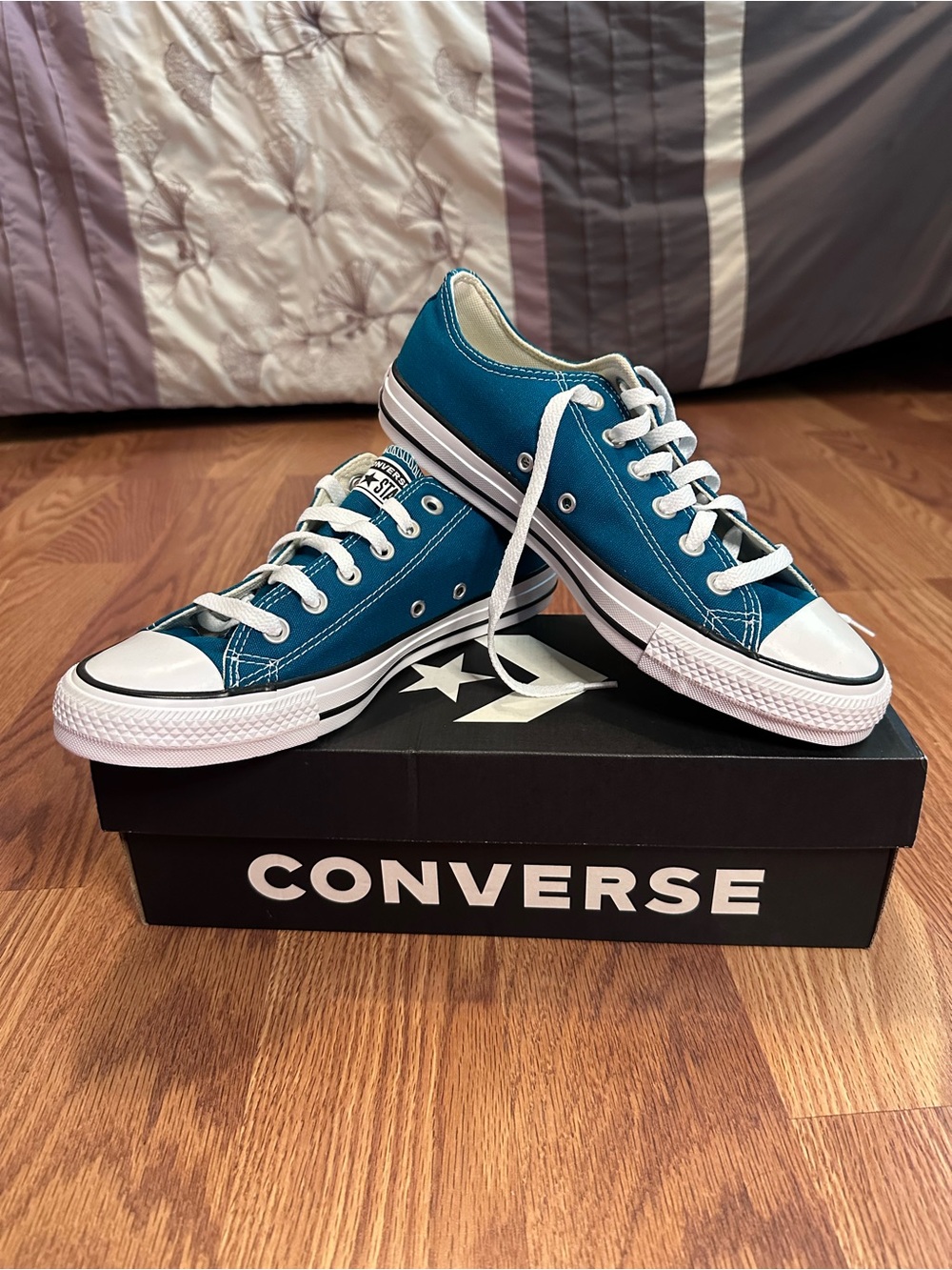 Converse Low Top Teal Blue